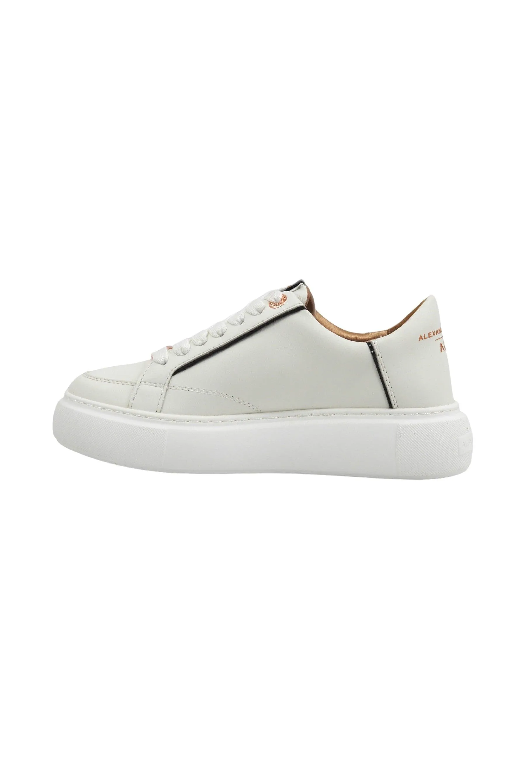 ALEXANDER SMITH Ecogreenwich Sneaker Donna White Black EGW7347