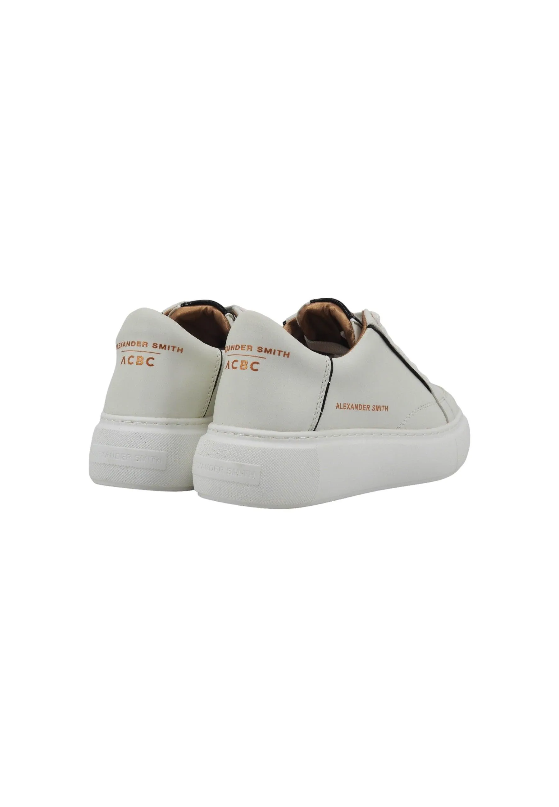 ALEXANDER SMITH Ecogreenwich Sneaker Donna White Black EGW7347