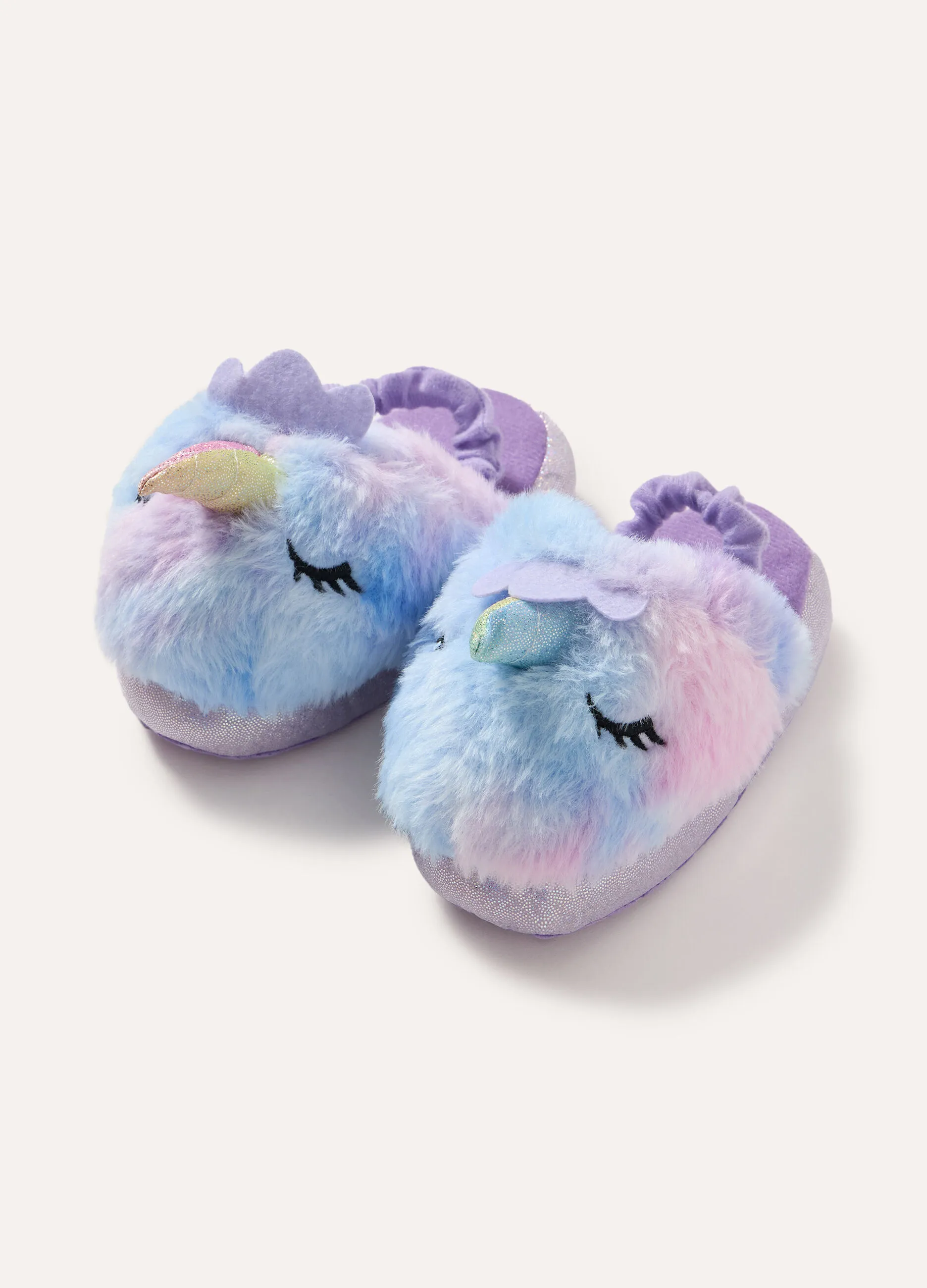 BLUKIDS  Pantofole in eco fur bambina