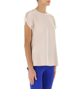 Blusa effetto raso