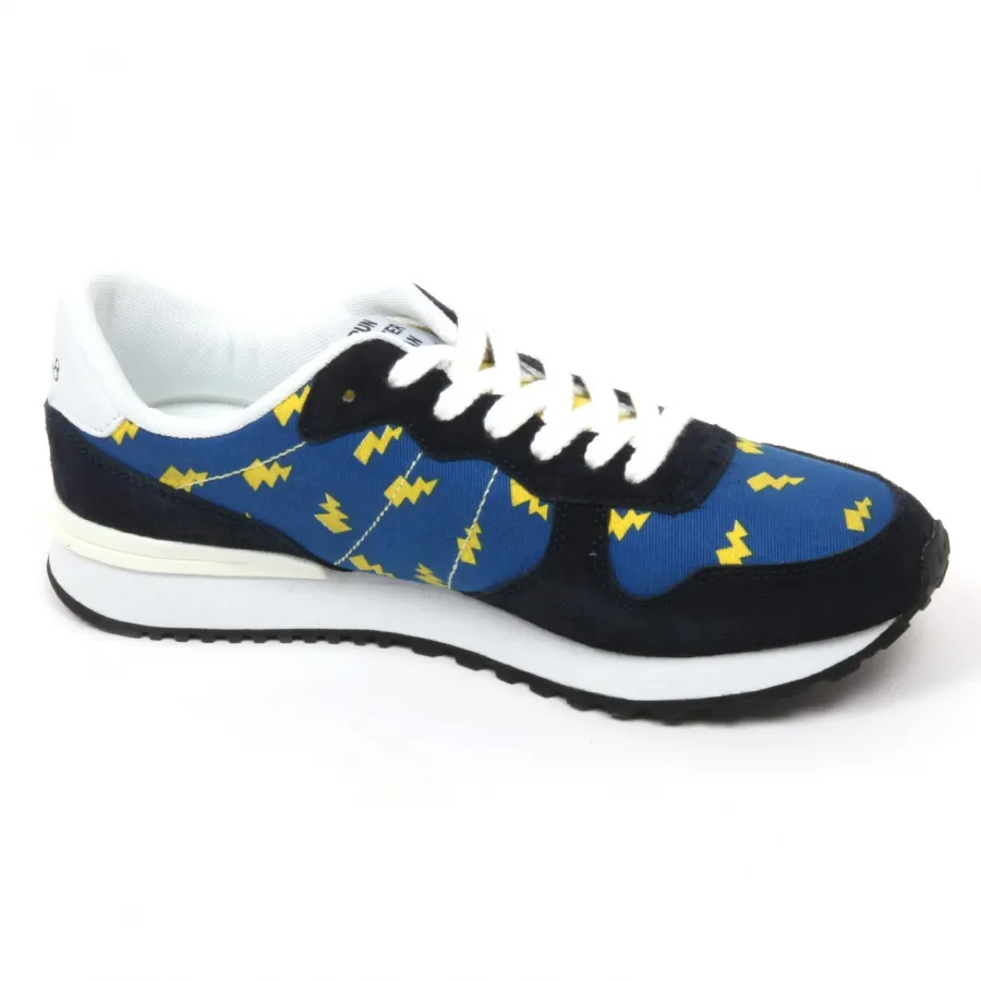 C8812 sneaker uomo SUN 68 ROYAL scarpa blu running shoe man