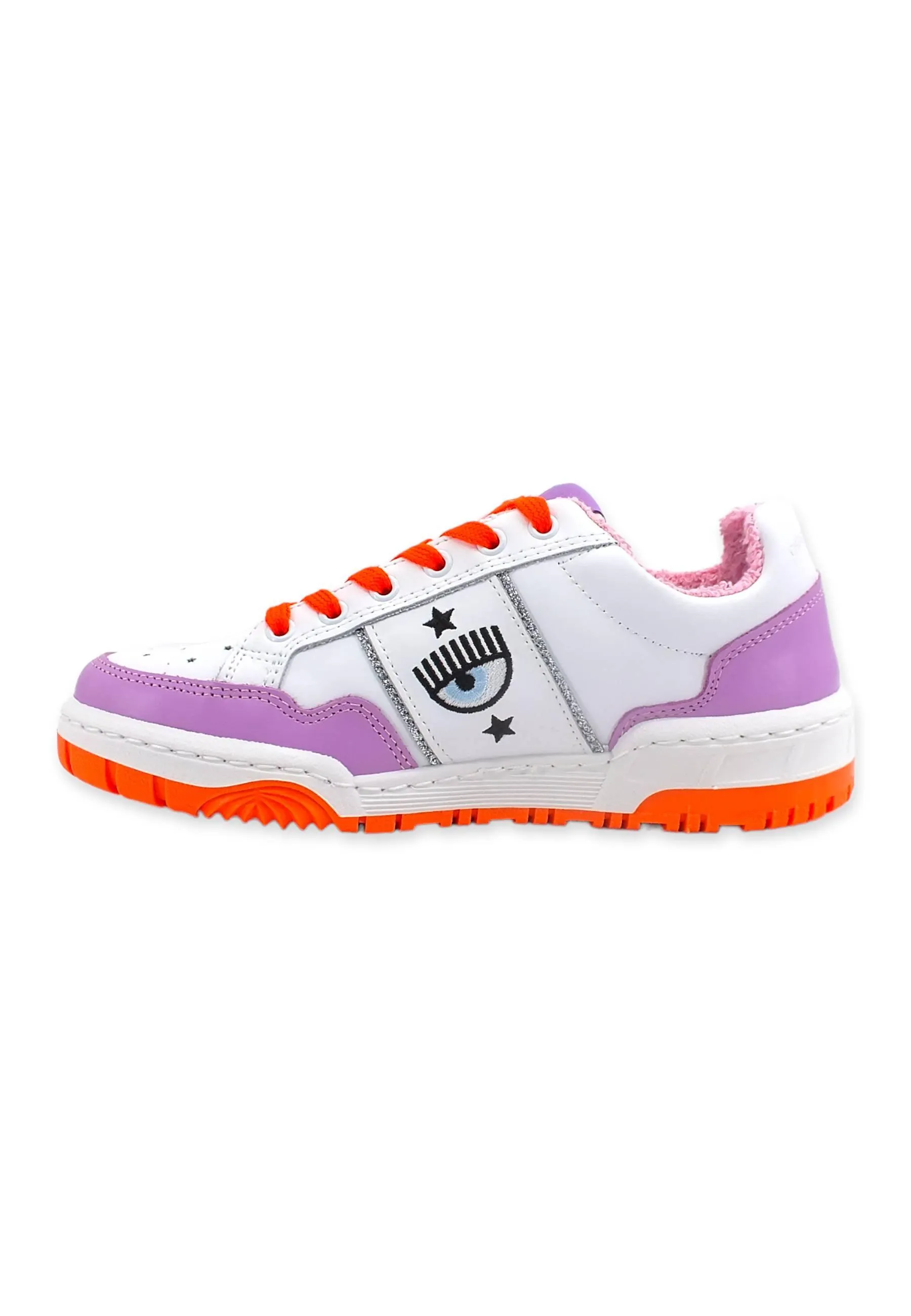 CHIARA FERRAGNI Sneaker Low Donna White Violet CF3003-136