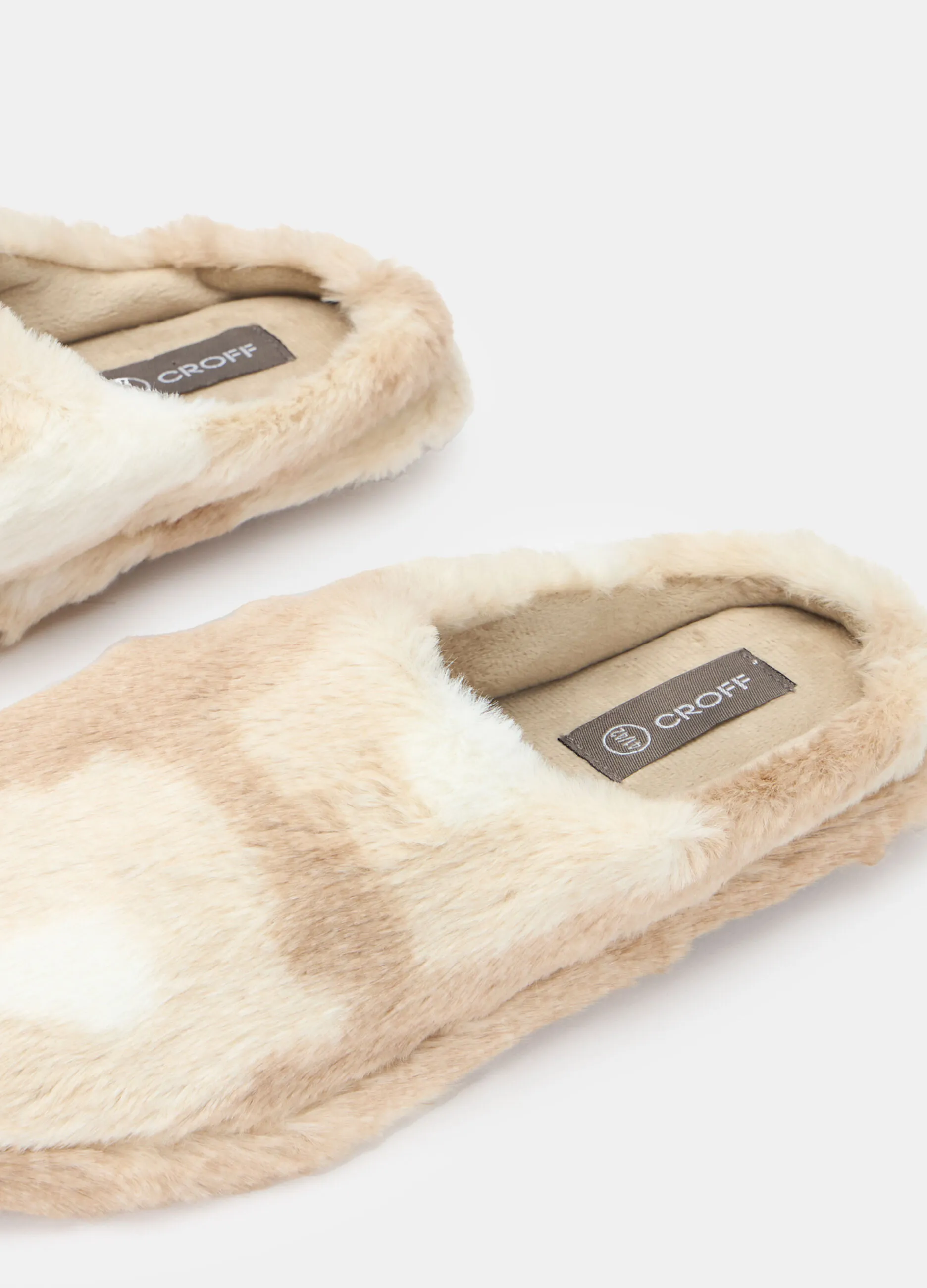 CROFF  Pantofole in eco fur