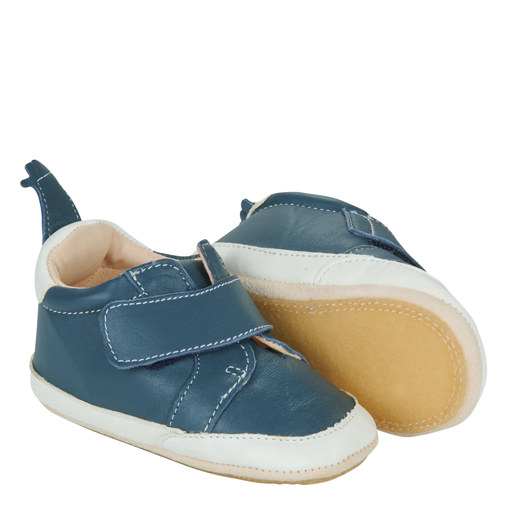  EASY PEASY   MY BLUMOO - Pantofole in pelle | Blu