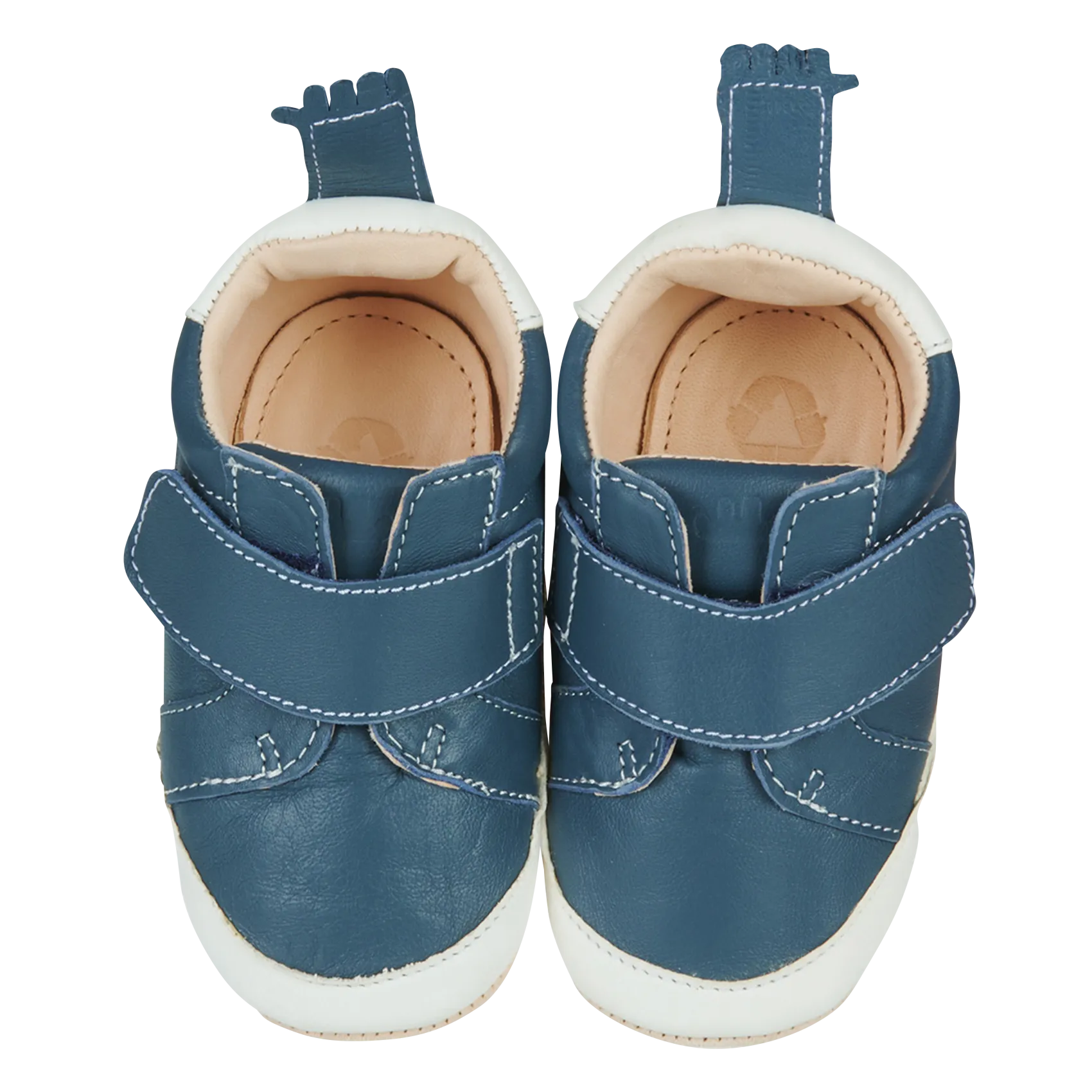  EASY PEASY   MY BLUMOO - Pantofole in pelle | Blu