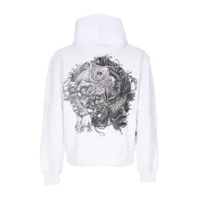 felpa cappuccio uomo tao hoodie WHITE