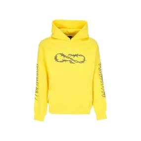 felpa cappuccio uomo wire hoodie YELLOW