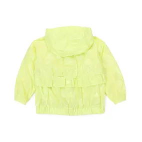 Giacca Nylon Tupeti Giallo Fluo Bambina E Teen