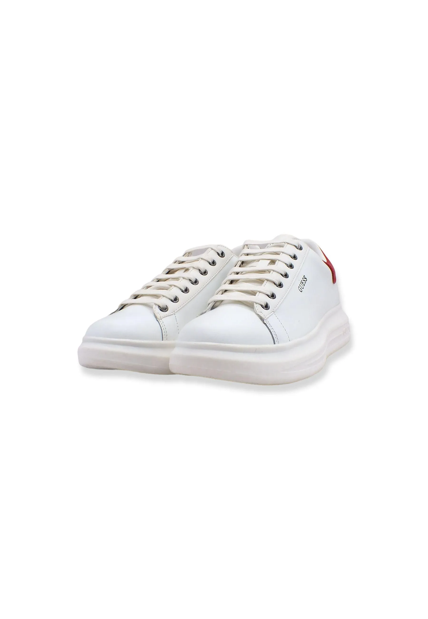 GUESS Sneaker Platform Uomo White Red FM7RNOLEA12