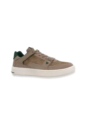 GUESS Sneaker Uomo Ox Loghi Beige Brown FM7VBLFAB12