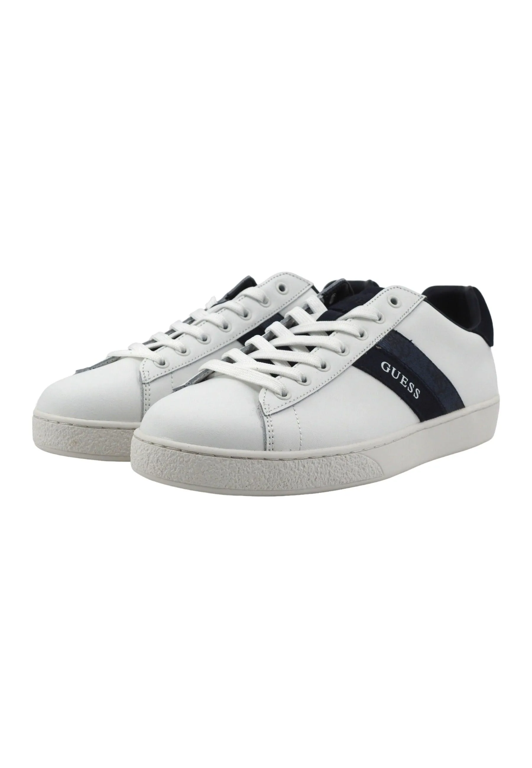 GUESS Sneaker Uomo White Blue FMPNOILEP12