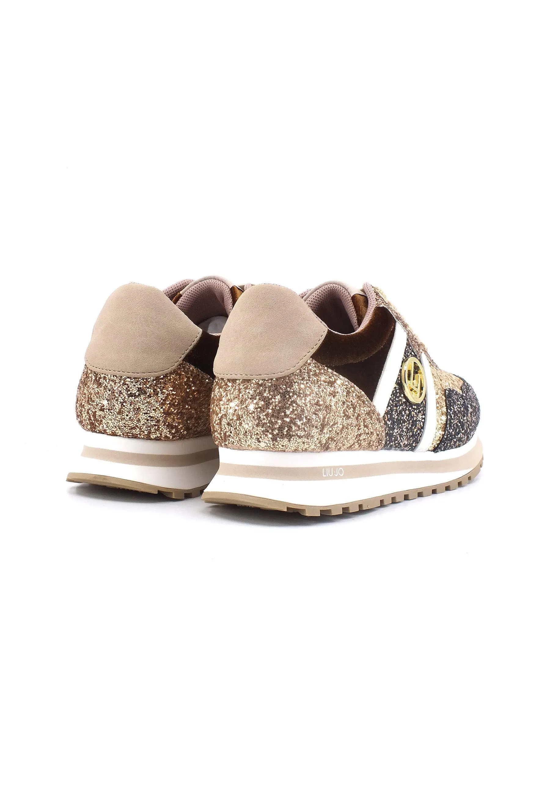 LIU JO Wonder 629 Sneaker Donna Gold 4F3701TX007