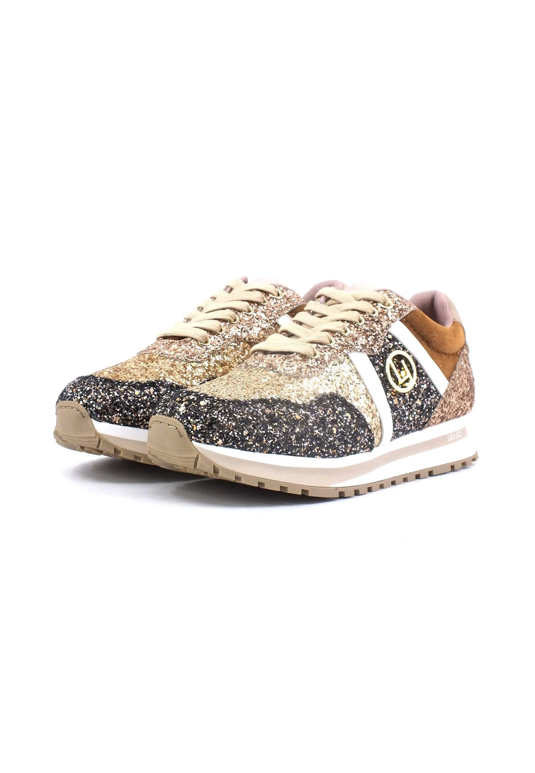 LIU JO Wonder 629 Sneaker Donna Gold 4F3701TX007