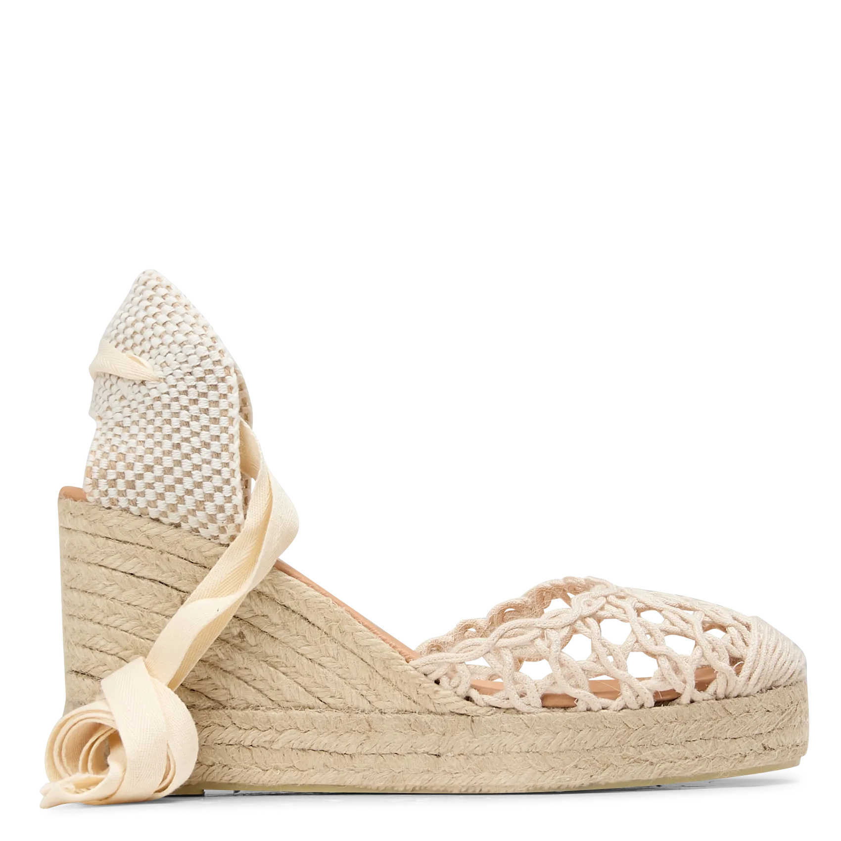  MAISON 123   JULIAN - Espadrillas con tacchi | Bianco