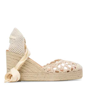  MAISON 123   JULIAN - Espadrillas con tacchi | Bianco