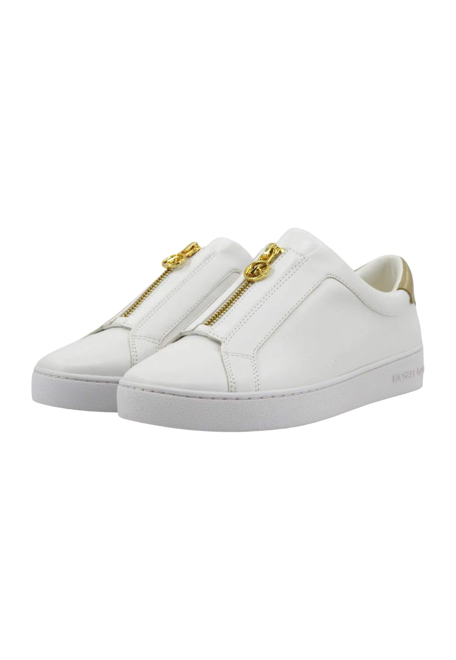 MICHAEL KORS Keaton Sneaker Donna Pale Gold Bianco 43R4KTFP2L