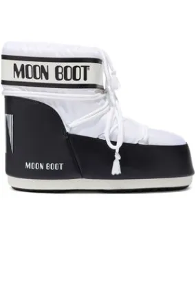 MOON BOOT Calzature,Stivaletti Icon Low Bianco in Nylon 