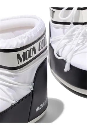 MOON BOOT Calzature,Stivaletti Icon Low Bianco in Nylon 