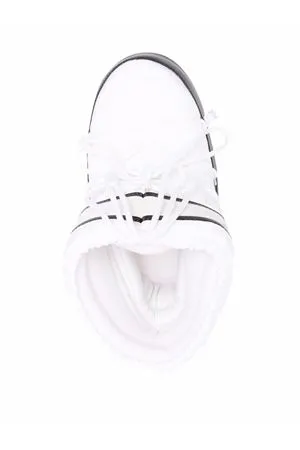 MOON BOOT Calzature,Stivaletti Icon Low Bianco in Nylon 