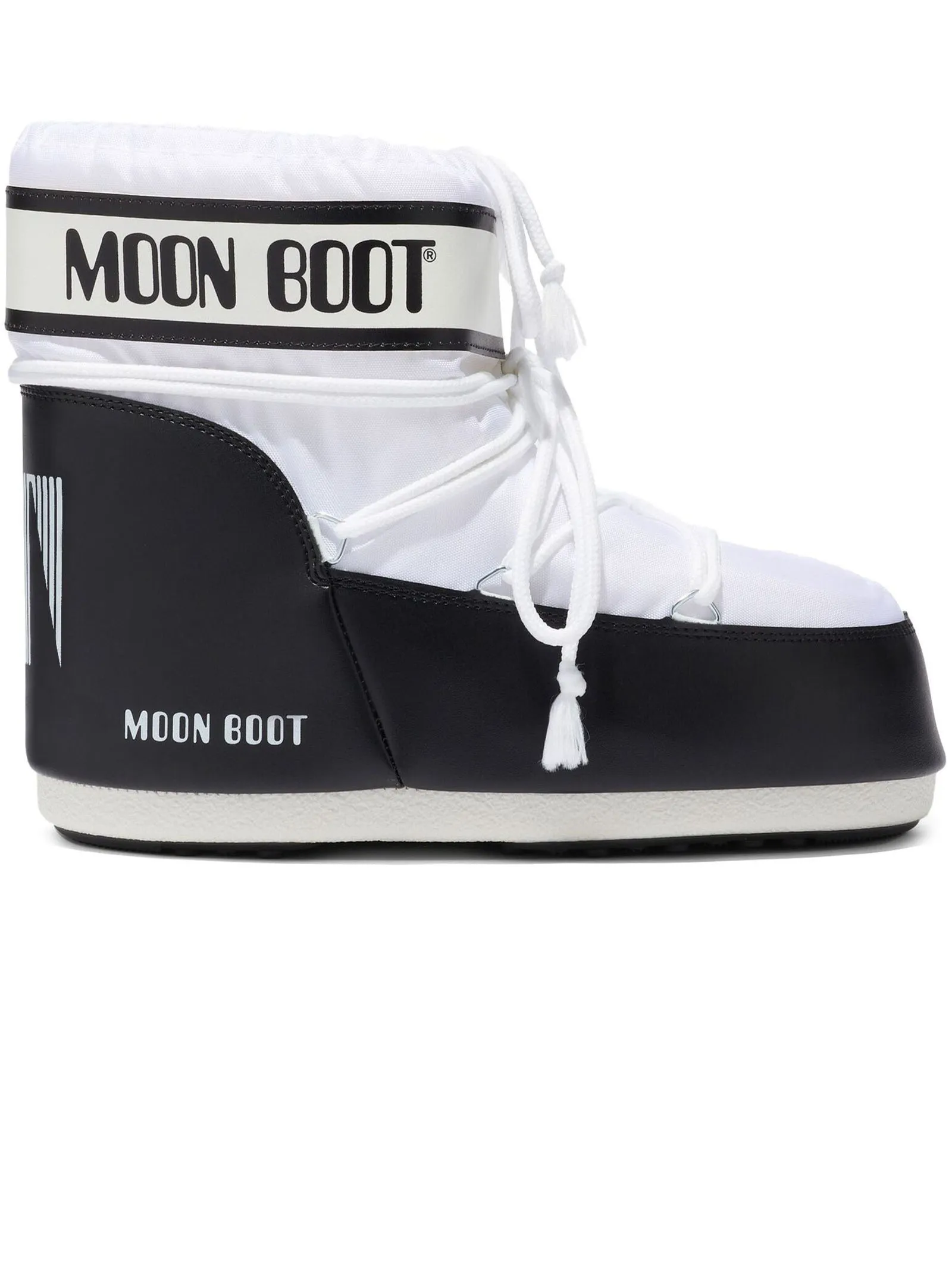 MOON BOOT Calzature,Stivaletti Icon Low Bianco in Nylon 