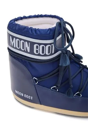 MOON BOOT Calzature,Stivaletti Icon Low Blu in Nylon 