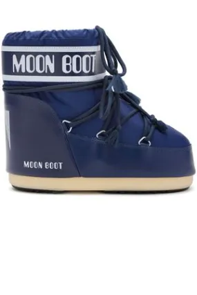 MOON BOOT Calzature,Stivaletti Icon Low Blu in Nylon 