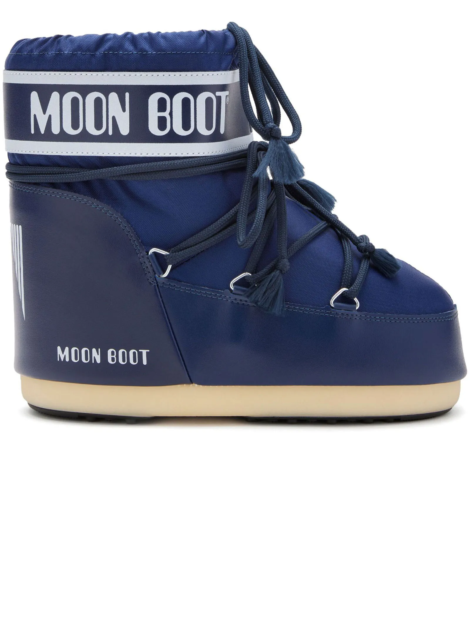 MOON BOOT Calzature,Stivaletti Icon Low Blu in Nylon 