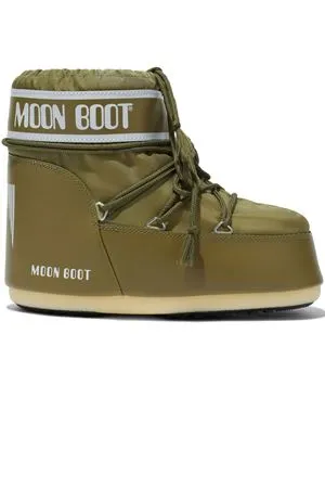 MOON BOOT Calzature,Stivaletti Icon Low Verde in Nylon 