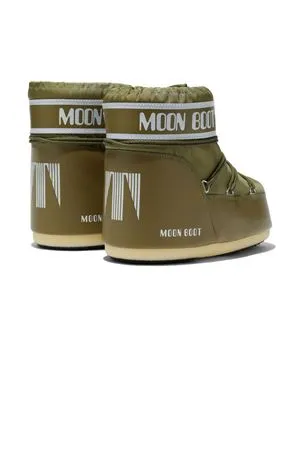 MOON BOOT Calzature,Stivaletti Icon Low Verde in Nylon 