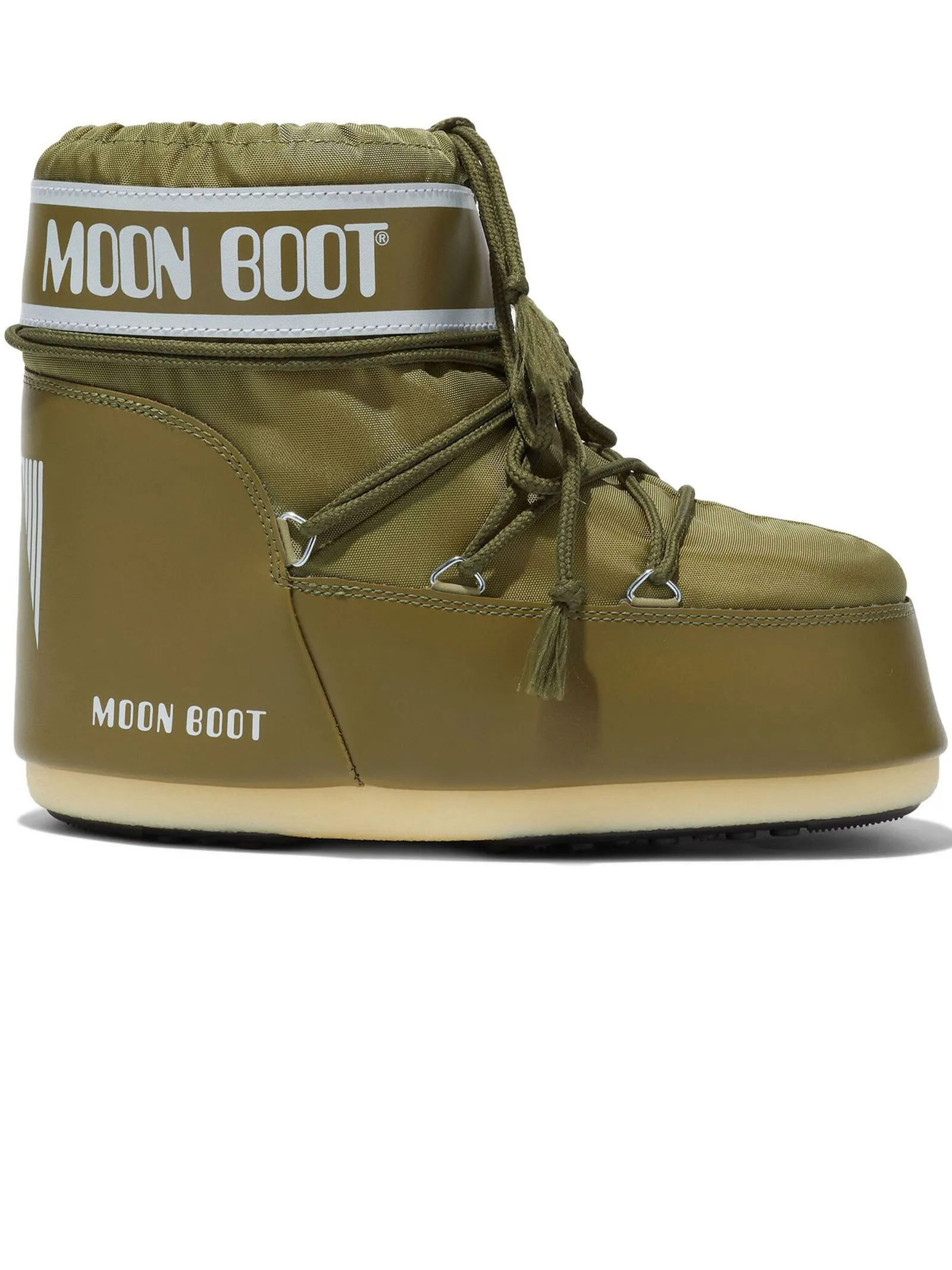 MOON BOOT Calzature,Stivaletti Icon Low Verde in Nylon 