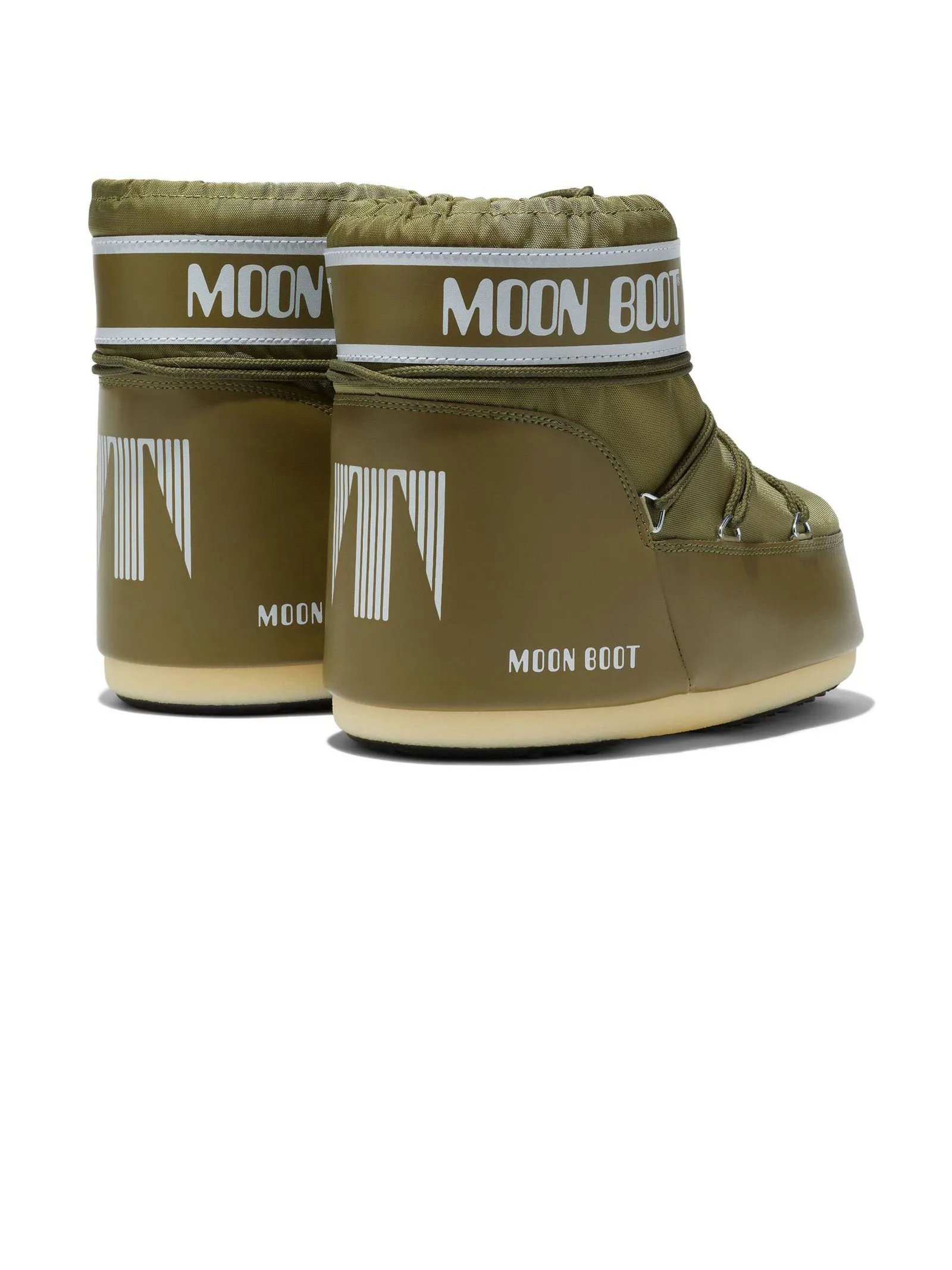 MOON BOOT Calzature,Stivaletti Icon Low Verde in Nylon 