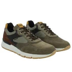 NeroGiardini  Sneaker in camoscio e nylon fango 