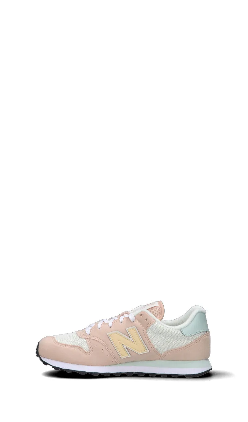 NEW BALANCE Sneaker donna rosa/acqua marina/gialla