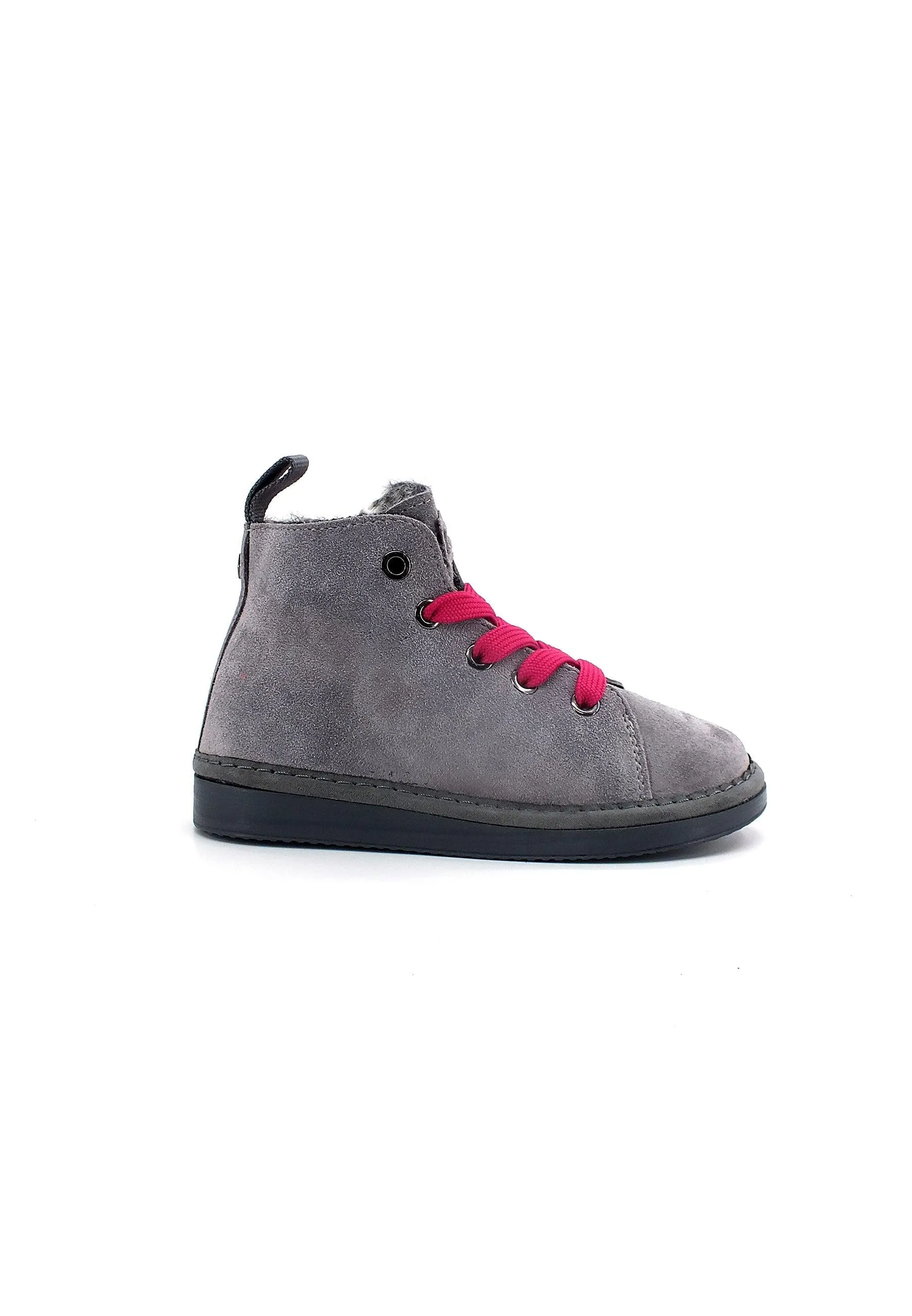 PAN CHIC Ankle Boot Sneaker Pelo Bimbo Grey Fuchsia P01K1400200006