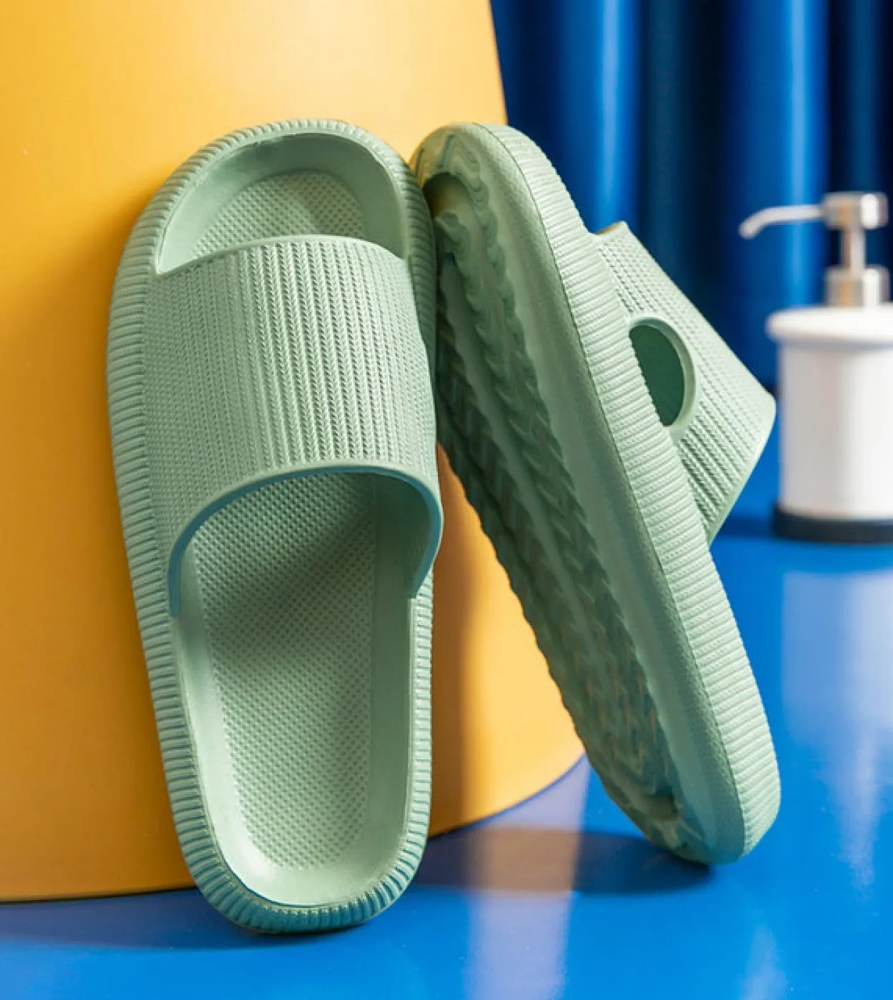 Pantofole da bagno per la casa Sandali da donna Pantofole da casa in Eva per interni Sandali spessi