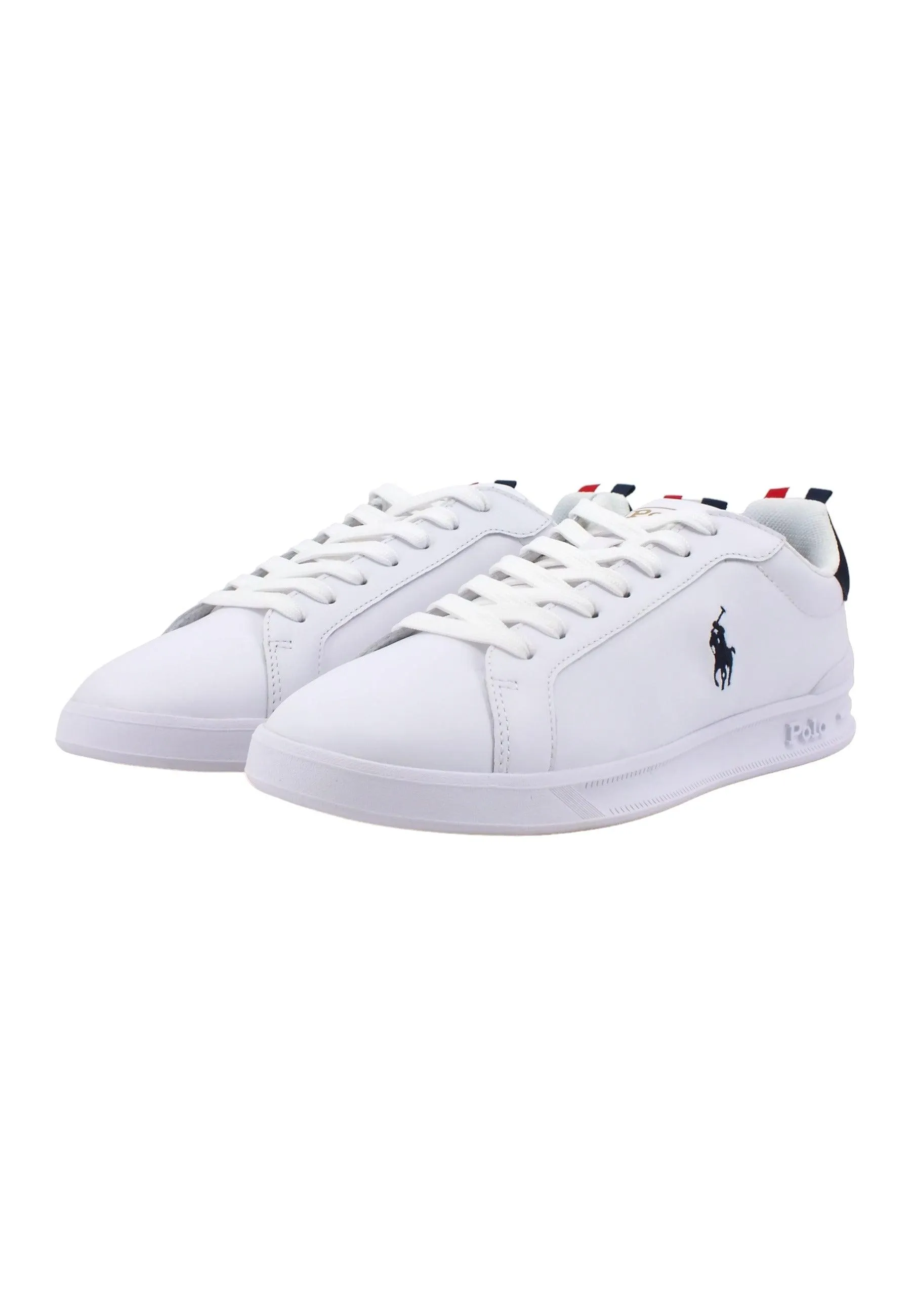 POLO RALPH LAUREN Sneaker Uomo White Navy Red 809860883003U