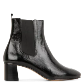  RIVECOUR   BOTTINES 402 - Stivaletti in pelle finitura vernice Graham | Nero