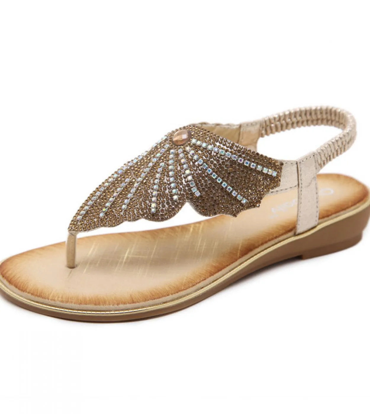 Sandali da donna casual Abiti Bohemian Braid Beach Scarpe da donna Calzature estive Moda Infradito Strass Donna Sa