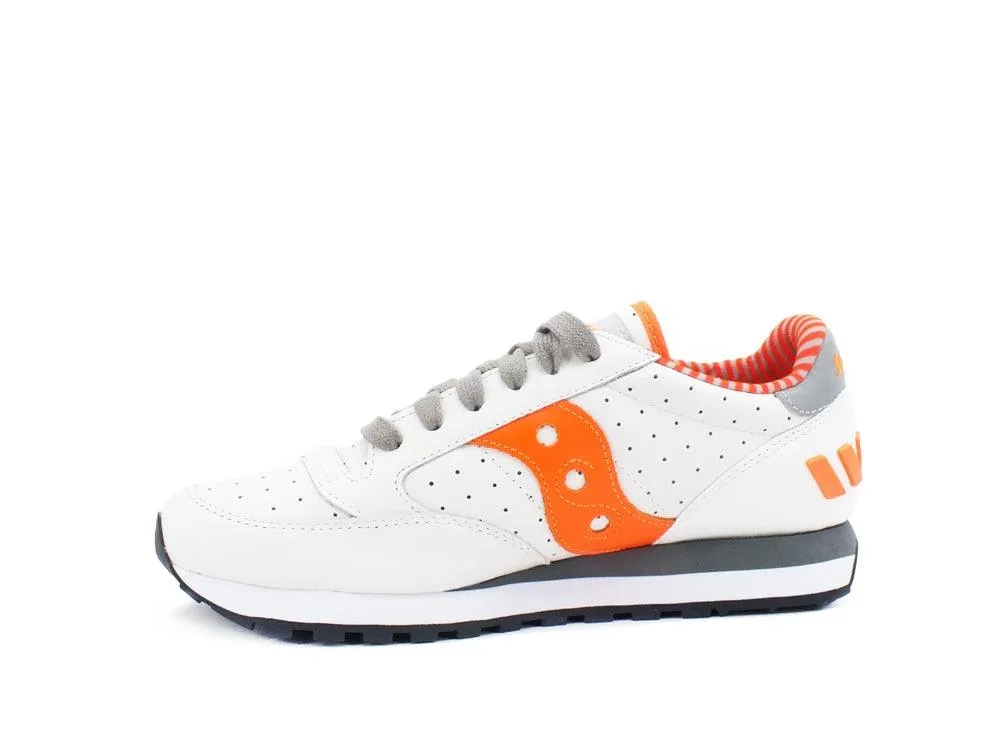 SAUCONY Jazz Original Smu Sneaker Uomo White Orange S70496-2