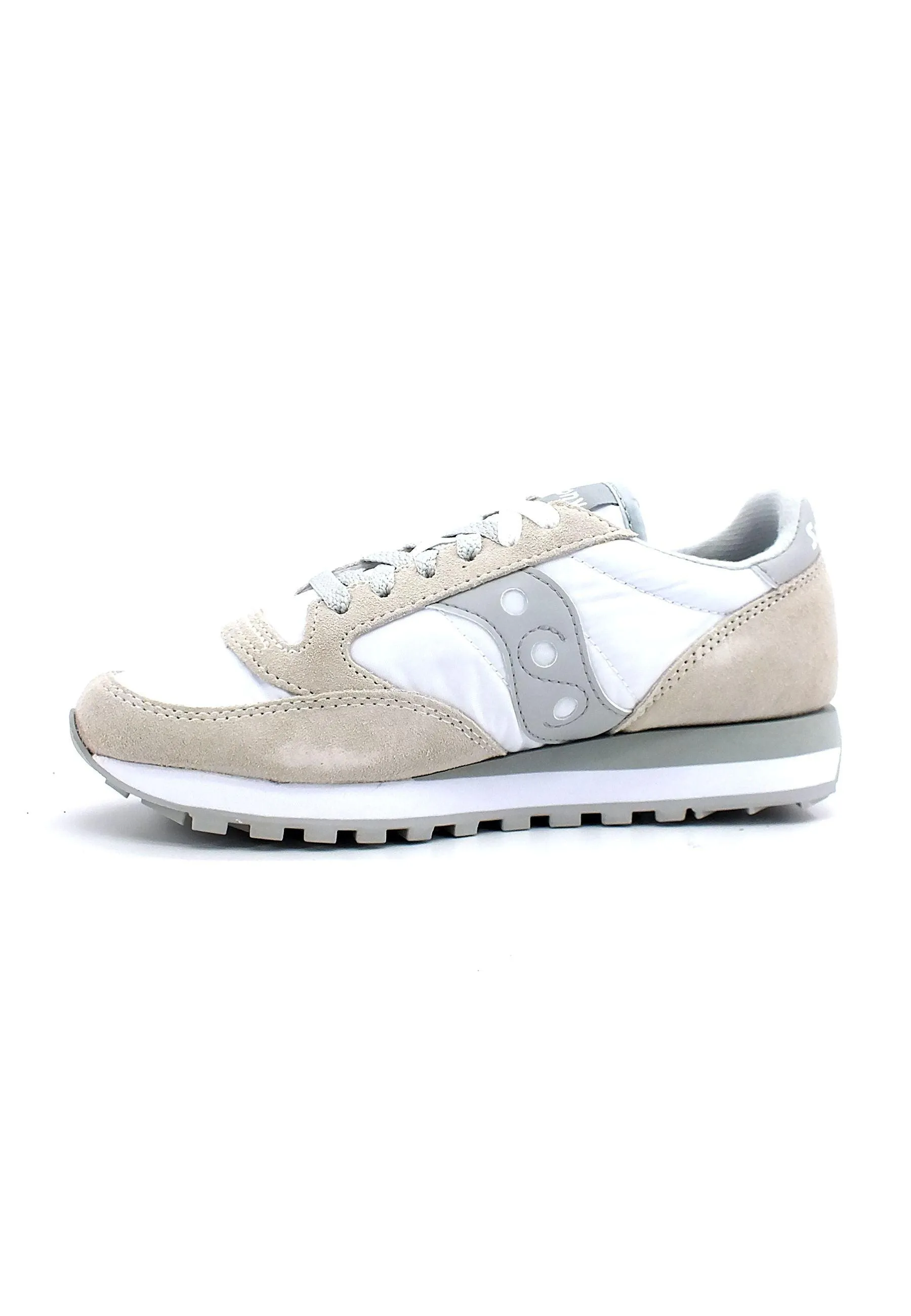 SAUCONY Jazz Original Sneaker Donna White Grey S2044-396