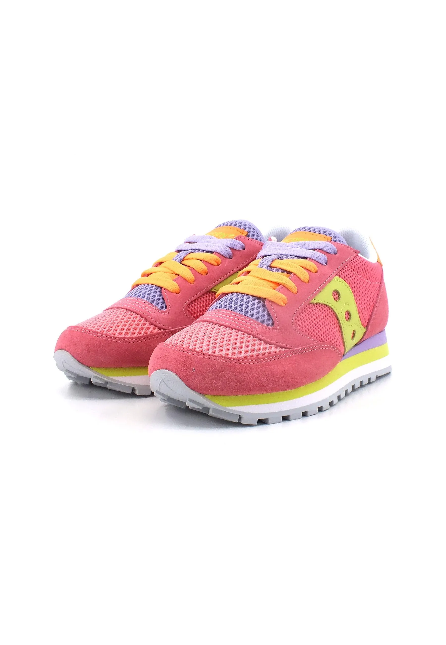 SAUCONY Jazz Triple Summer Sneaker Donna Light Pink Lime S60766-1