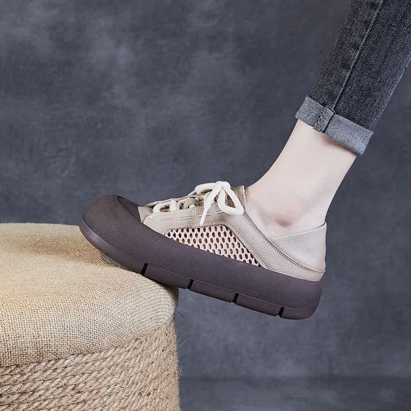 Scarpe casual retrò da donna in mesh traspirante estivo