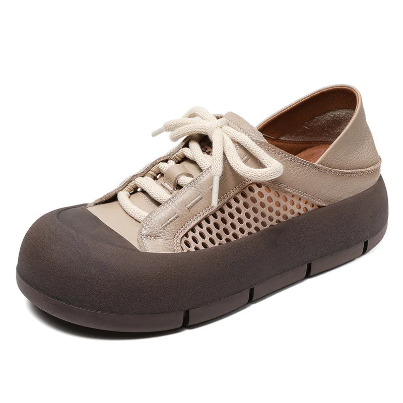 Scarpe casual retrò da donna in mesh traspirante estivo