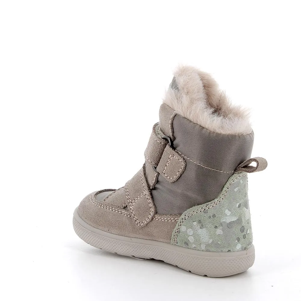 Stivaletti gore-tex da bambina beige scuro-pietra            