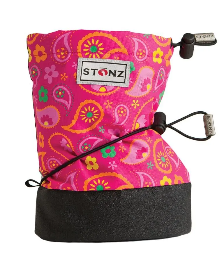 Stonz Booties - Paisley Pink Fuchsia