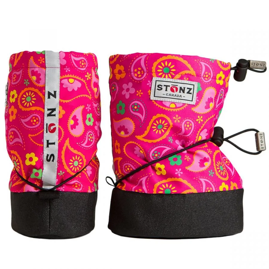 Stonz Booties - Paisley Pink Fuchsia