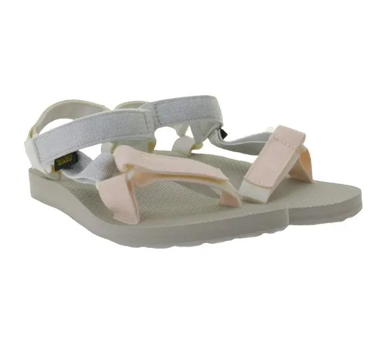 TEVA Original Universe sandali da donna scarpe casual leggere scintillanti 1135370/PMML argento/rosa/grigio