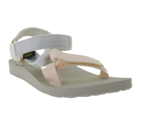 TEVA Original Universe sandali da donna scarpe casual leggere scintillanti 1135370/PMML argento/rosa/grigio