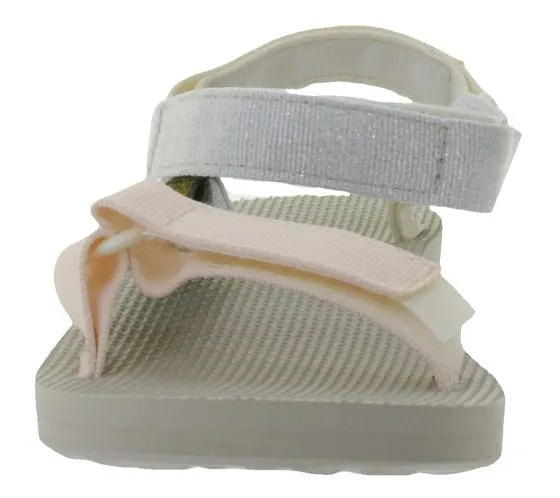 TEVA Original Universe sandali da donna scarpe casual leggere scintillanti 1135370/PMML argento/rosa/grigio