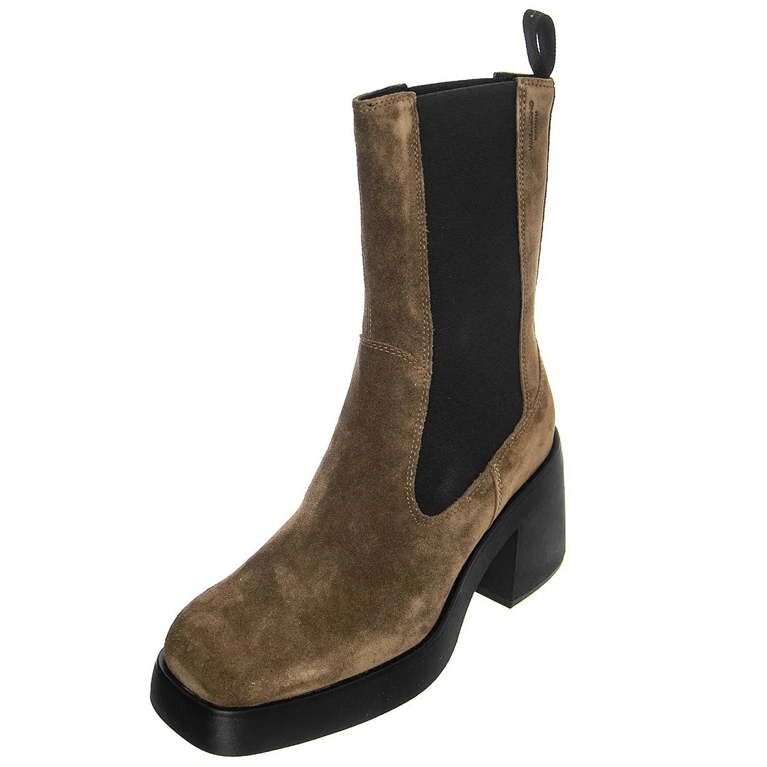 VAGABOND Brooke Cow Suede Mud - Stivaletti Donna Marroni    